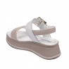 Sandalias de mujer 5107 beige nácar combinado