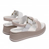 Sandalias de mujer 5107 beige nácar combinado