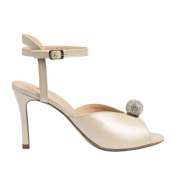 Sandalias mujer 1329 blanco perlado