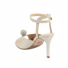 Sandalias mujer 1329 blanco perlado
