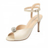 Sandalias mujer 1329 blanco perlado