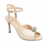 Sandalias mujer 1329 blanco perlado