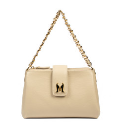 Bolso de mujer de hombro 003g beige