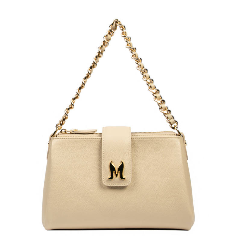 Bolso de mujer de hombro 003g beige