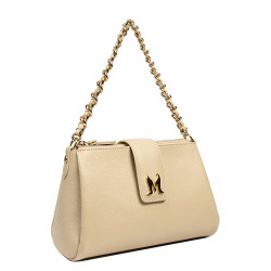 Bolso de mujer de hombro 003g beige