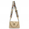 Bolso de mujer de hombro 003g beige