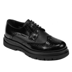Zapatos elegantes para hombres 972 negro florantic combinado