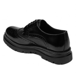 Zapatos elegantes para hombres 972 negro florantic combinado