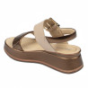 Sandalias de mujer 5107 cobrizo combinado