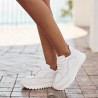 Zapatillas deportivas mujer 6074 blanco combinado lifestyle