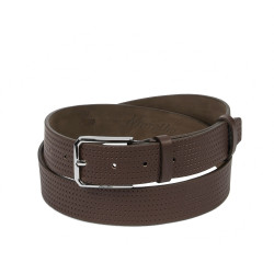 Cinturón hombre 70b marrón prensado
