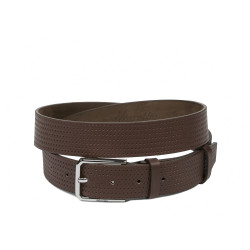 Cinturón hombre 70b marrón prensado