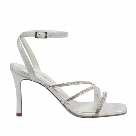 Sandalias de mujer 1337 plateadas