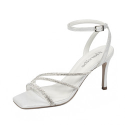 Sandalias de mujer 1337 plateadas