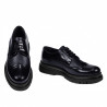 Zapatos elegantes para hombre 972 charol índigo combinado