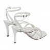 Sandalias de mujer 1337 plateadas