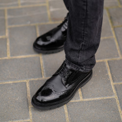 Zapatos elegantes para hombres 972 negro florantic combinado