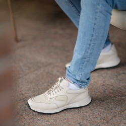 Zapatillas deportivas para hombre 974 beige lifestyle