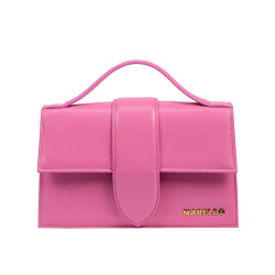 Bolso de hombro para mujer 028g rosa fucsia