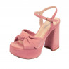 Sandalias de mujer 1310 rosa ante