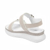 Sandalias de mujer 5106 blanco + marfil