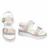 Sandalias de mujer 5106 blanco + marfil