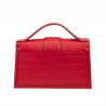Bolso de hombro para mujer 028g croco rojo