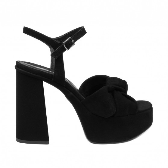 Sandalias de mujer 1310 negro ante