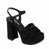 Sandalias de mujer 1310 negro ante