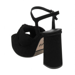 Sandalias de mujer 1310 negro ante