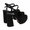 Sandalias de mujer 1310 negro ante