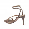 Sandalias de mujer 1337 en ante color arena