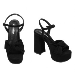 Sandalias de mujer 1310 negro ante