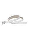 Cinturón mujer 42-1m biz blanco