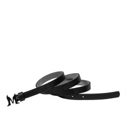 Cinturón de mujer 42-1m negro prensado