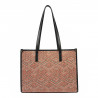 Bolso de playa para mujer 031g motivo rosa combinado