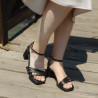Sandalias de dama 1335 negro lifestyle
