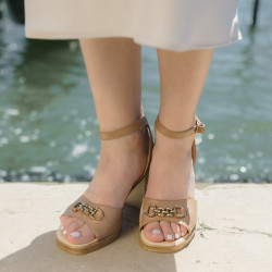 Sandalias de mujer 5109 camel lifestyle