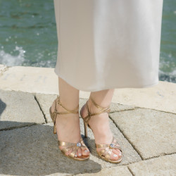 Sandalias mujer 1326 bronce lifestyle