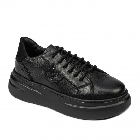 Zapatillas deportivas de mujer 6077 negro combinado