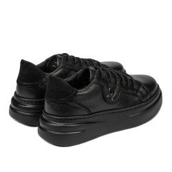 Zapatillas deportivas de mujer 6077 negro combinado
