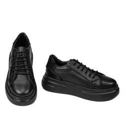 Zapatillas deportivas de mujer 6077 negro combinado