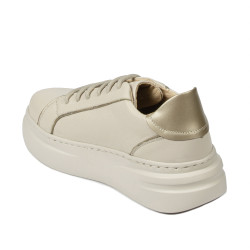 Zapatillas de deporte mujer 6077 beige combinado