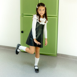 Zapatos para niños pequeños 76c negro lifestyle