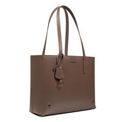 Bolso de mujer al hombro 030g capucino safiano