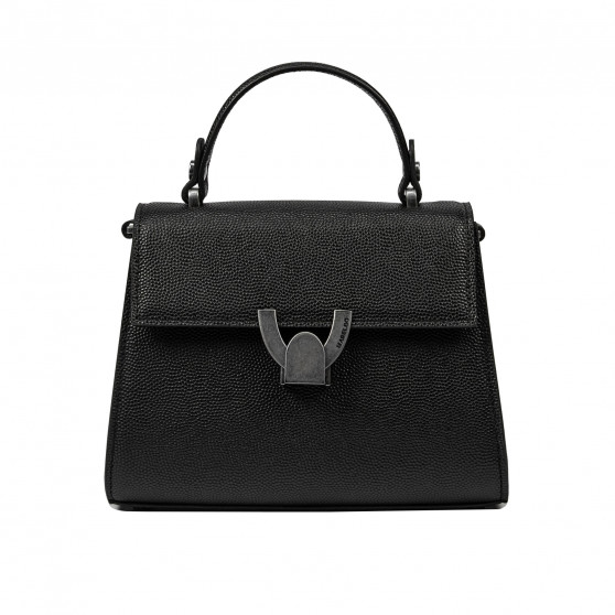 Bolso de mujer al hombro 032g 01 negro caviar