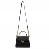 Bolso de hombro para mujer 032g negro caviar