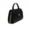 Bolso de hombro para mujer 032g negro caviar