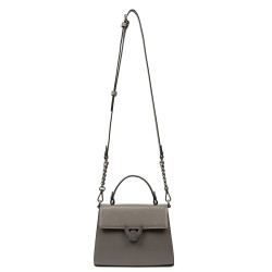 Bolso de mujer de hombro 032g 01 taupe caviar