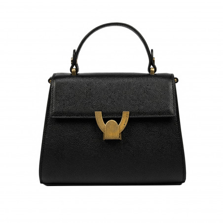 Bolso de hombro para mujer 032g negro caviar
